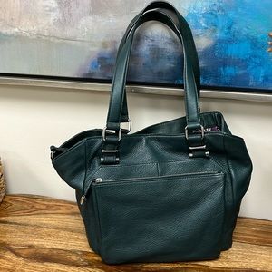 Green Perlina tote bag